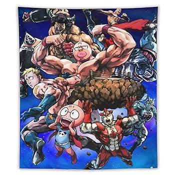 Amazon.co.jp: キン肉マン タペストリー 壁掛け 人気 布ポスター